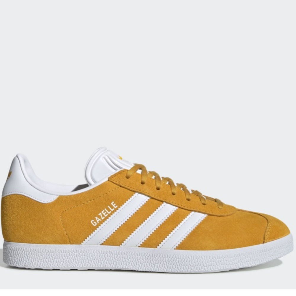 Adidas Gazelles in Mustard Yellow